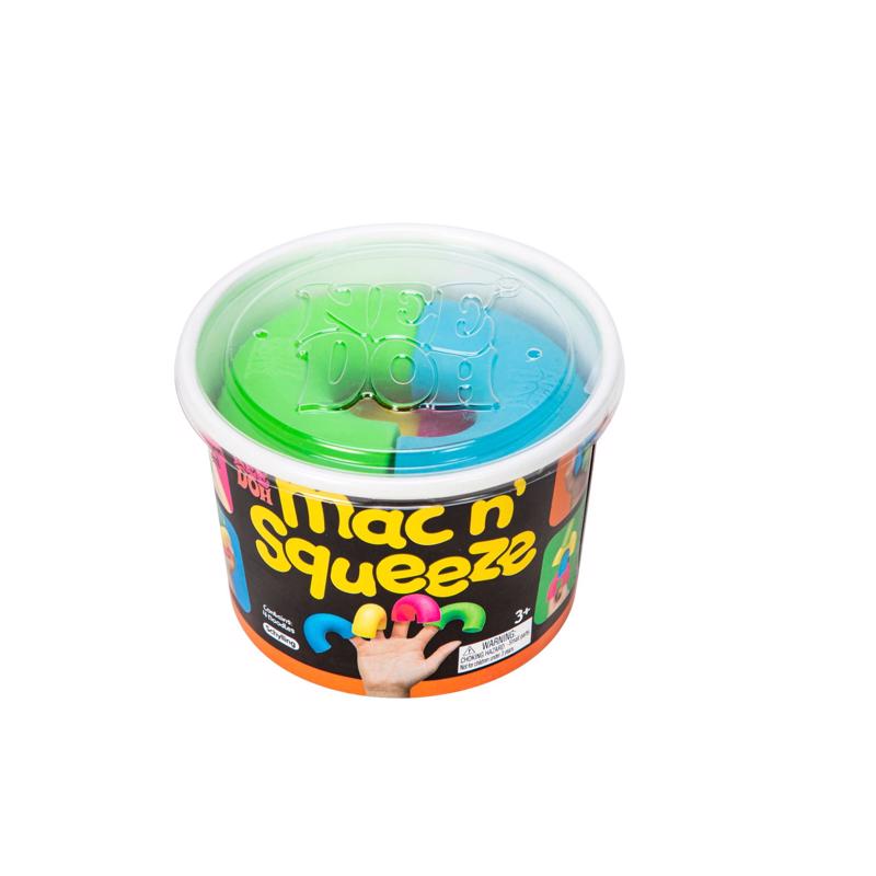 Schylling NeeDoh Mac N Squeeze Fidget Toy Assorted 4 pc