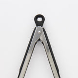 OXO Good Grips Silver/Black Stainless Steel Tongs