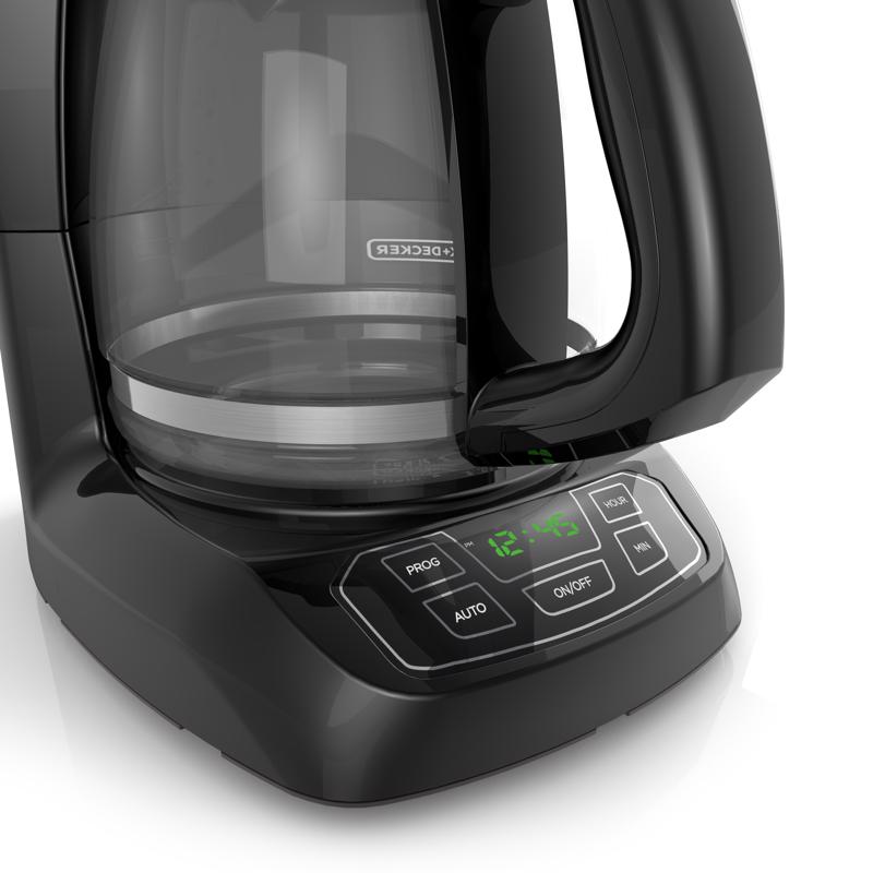 Black+Decker 12 cups Black Coffee Maker