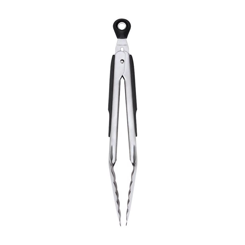 TONGS 9" STAINLESS STEEL