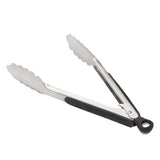 OXO Good Grips Silver/Black Stainless Steel Tongs