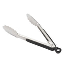 OXO Good Grips Silver/Black Stainless Steel Tongs