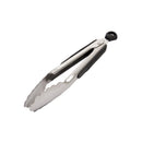 OXO Good Grips Silver/Black Stainless Steel Tongs