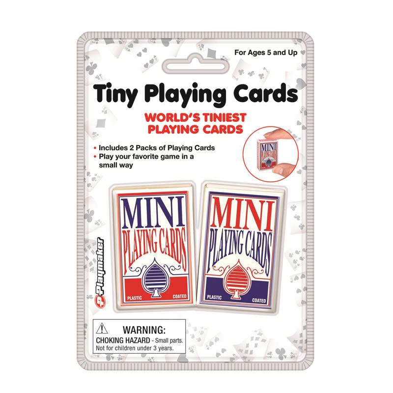 TINY PLAYING CARDS 2PK