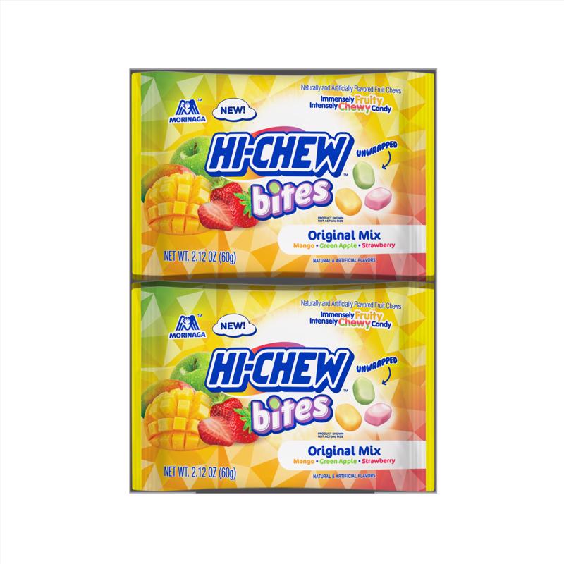Hi Chew Original Mix Green Apple/Mango/Strawberry Chewy Candy 2.12 oz