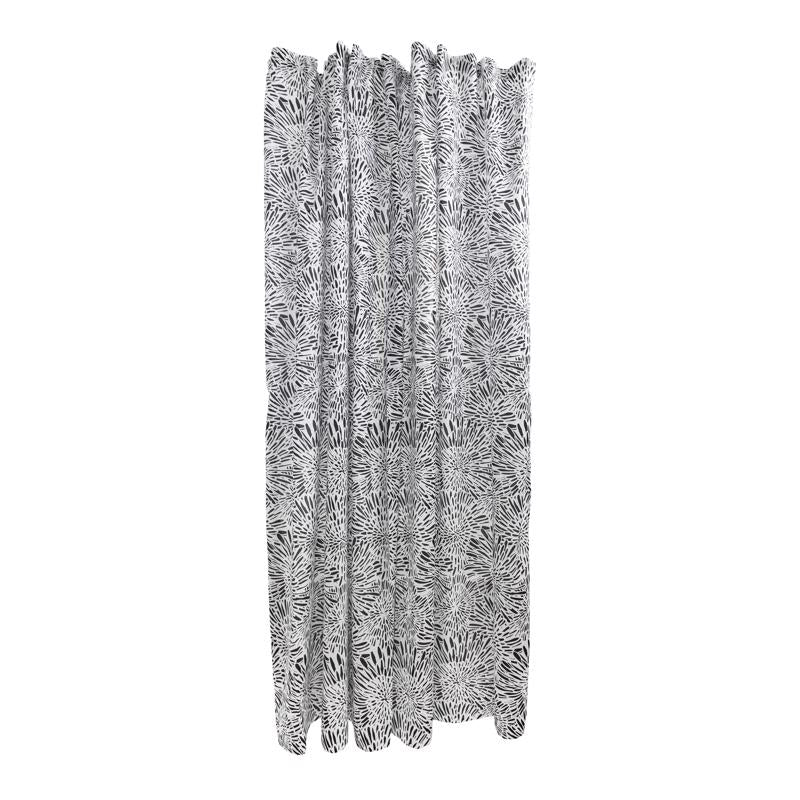 SHOWER CURTAIN BLK 72"