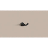 Moen Lindor 2 in. H X 3 in. W X 3.44 in. L Matte Black Double Robe Hook