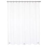 Kenney 72 in. H X 70 in. W Clear Shower Curtain Liner PEVA