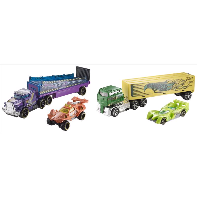 Hot Wheels Rock N' Race Super Rig Vehicles Assorted 2 pc