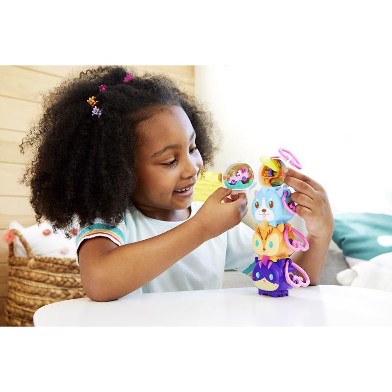 Mattel Polly Pocket Mini World of Pets Plastic Multicolored