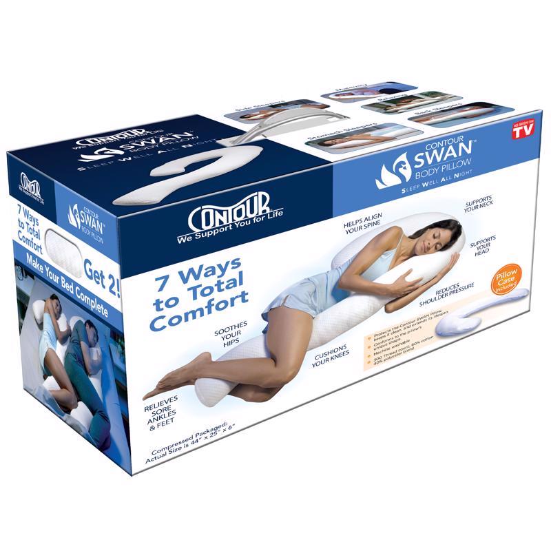 BODY PILLOW HOME WHITE