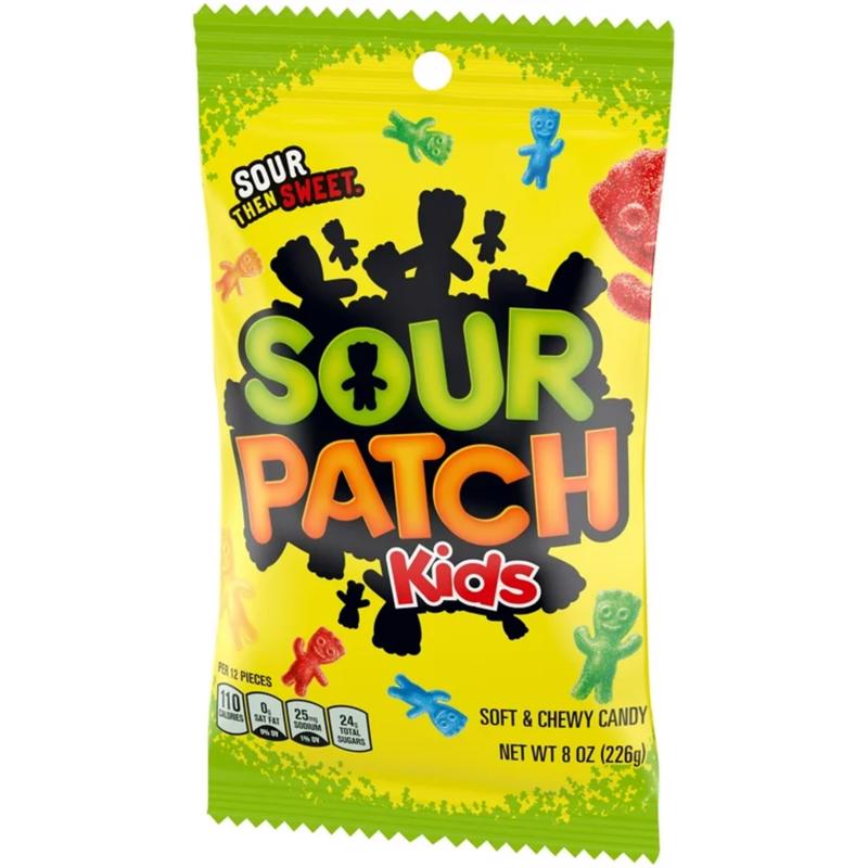 SOUR PTCH ASSTD CDY 8OZ