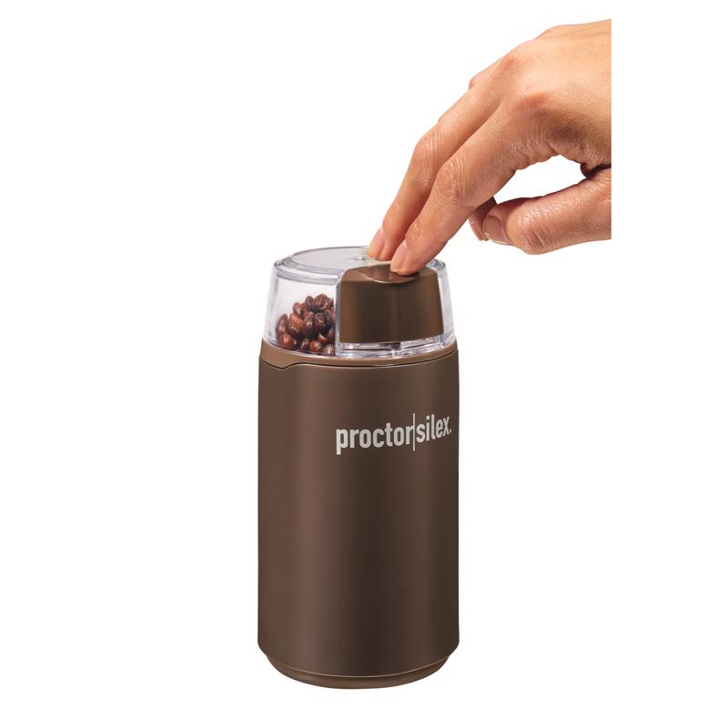 Proctor Silex Fresh Grind Brown Plastic/Steel 1 cups Coffee Grinder
