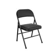 FOLD CHAIR FABRIC BLK