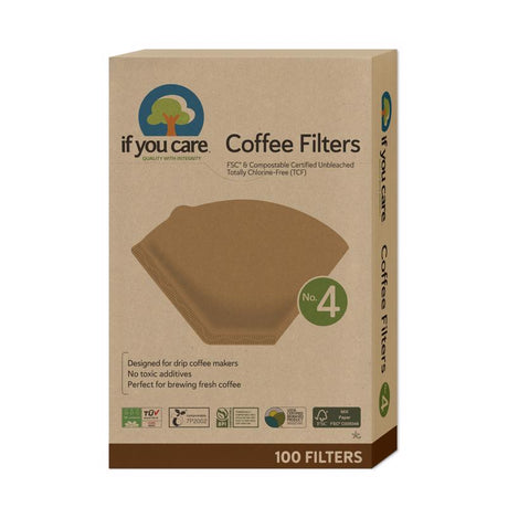 COFFEE FLTR BWN #4 100CT