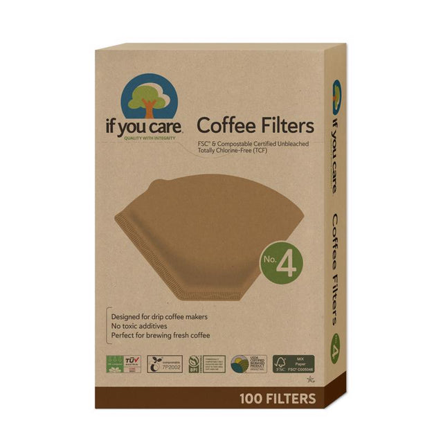 COFFEE FLTR BWN #4 100CT