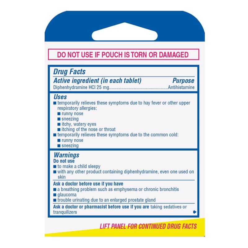 Benadryl Allergy Allergy Sinus Relief 6 ct 1 pk