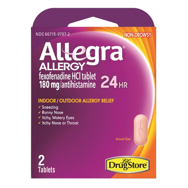 ALLERGY RELIEF 180MG 1PK