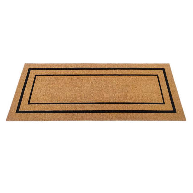 DOOR MAT BLK/NTRL 24X60"