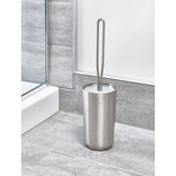 iDesign Steel Handle Bowl/Brush Holder Set