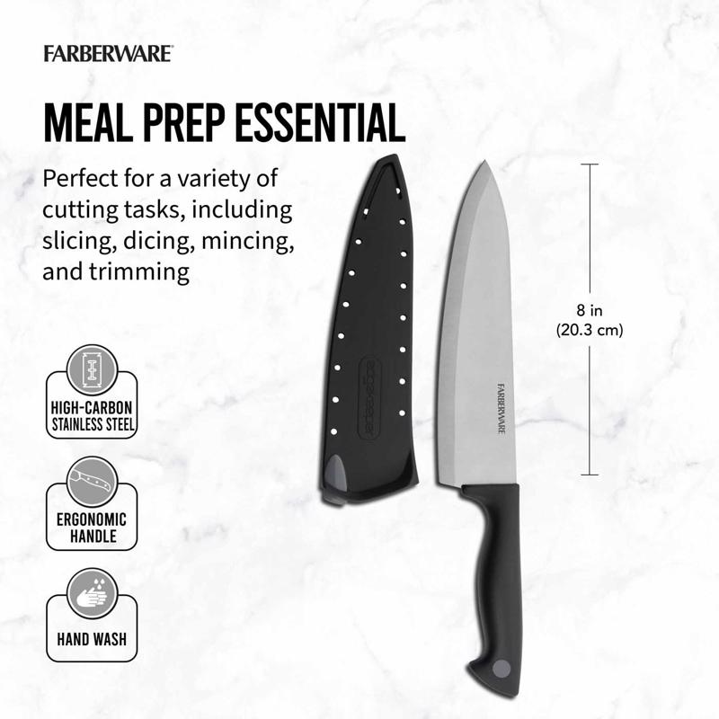 Farberware Edgekeeper 8 in. L Stainless Steel Chef's Knife 1 pc