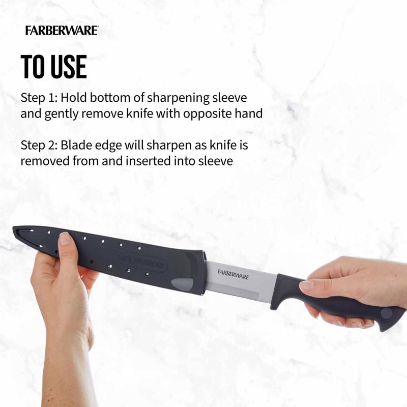 Farberware Edgekeeper 8 in. L Stainless Steel Slicer Knife 2 pc