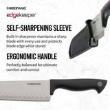 Farberware Edgekeeper 7 in. L Stainless Steel Santoku Knife 2 pc