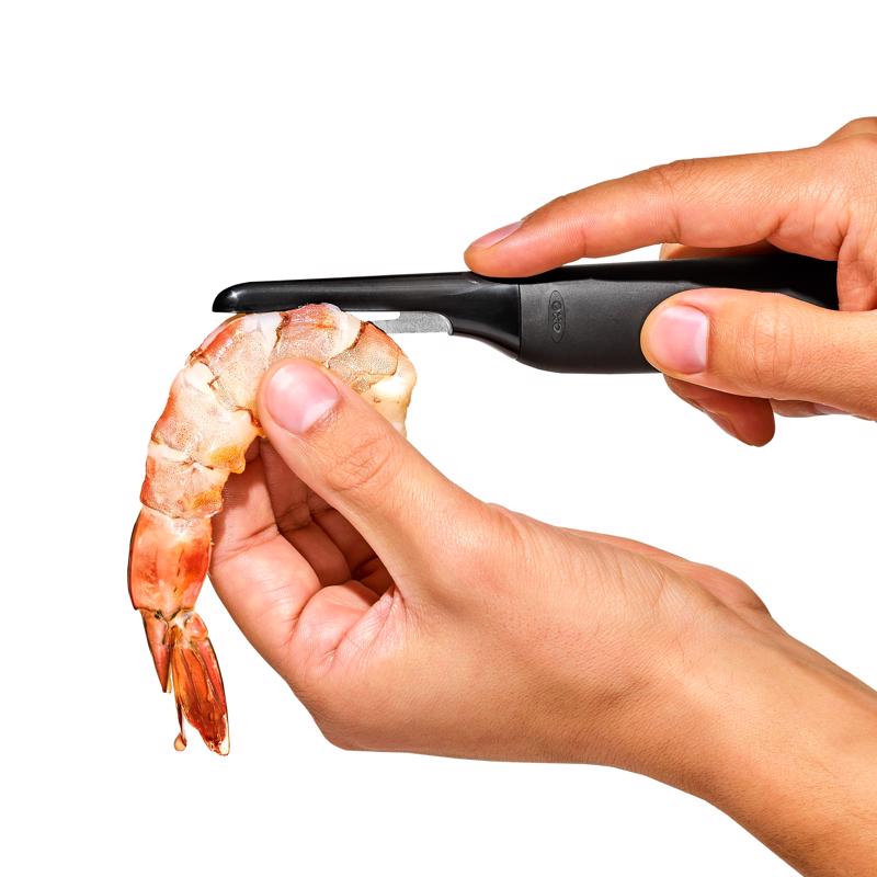OXO Good Grips Black/Silver Plastic/Stainless Steel Shrimp Deveiner