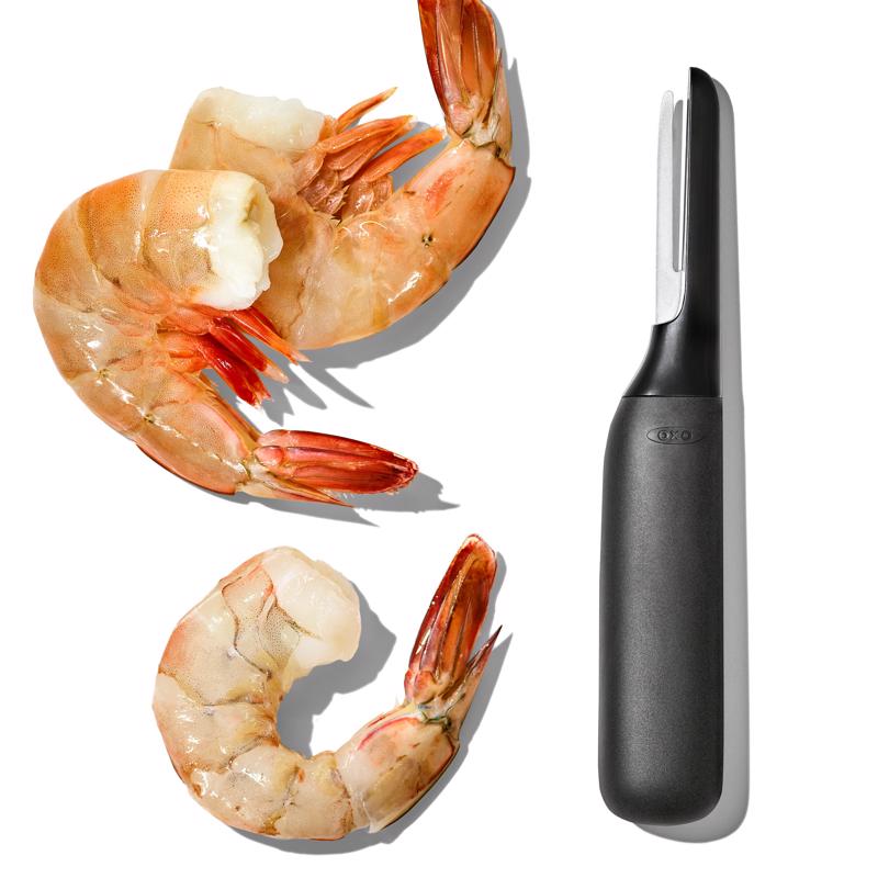 OXO Good Grips Black/Silver Plastic/Stainless Steel Shrimp Deveiner