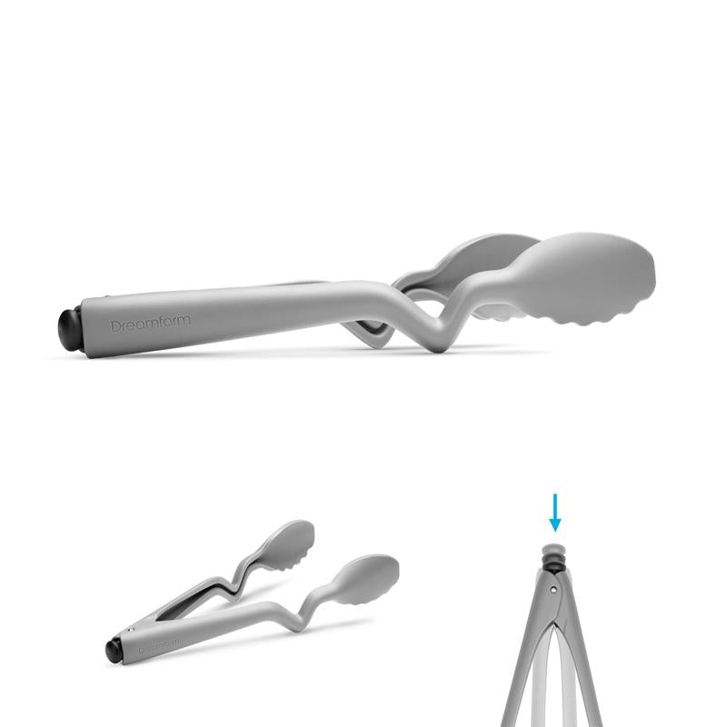 Dreamfarm Gray Nylon Tongs