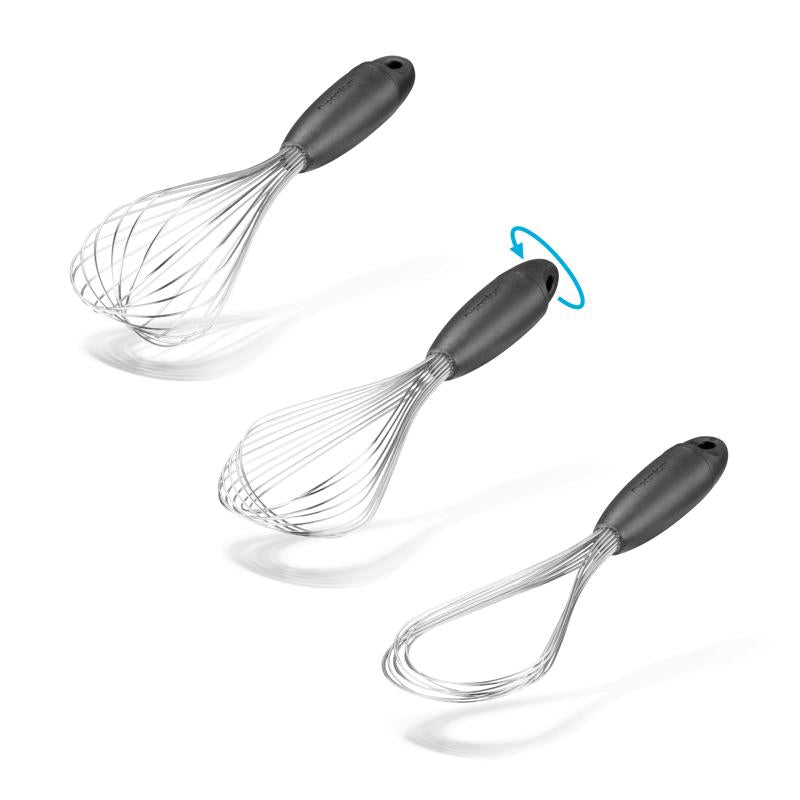 Dreamfarm Black Polypropylene/Stainless Steel Flisk Whisk