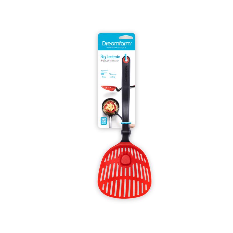 Dreamfarm Red Nylon Scoop Strainer