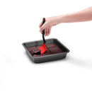 Dreamfarm Mini Chopula Non-Stick-Safe Super-Flexible Sit-Up Spatula with Strong Flat Edge to Separate Food - 9" Red