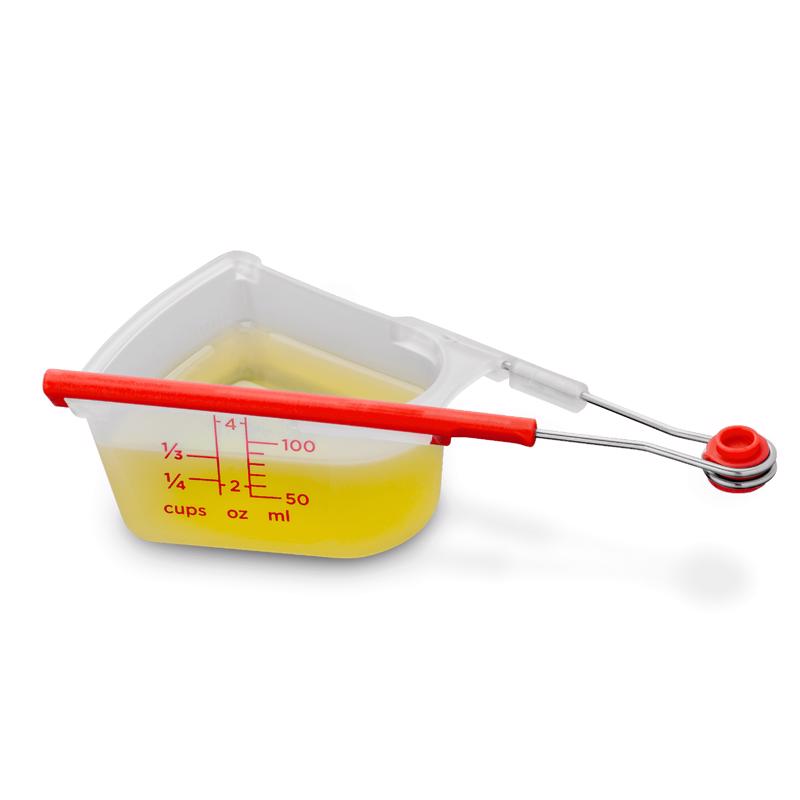 Dreamfarm Polypropylene Clear/Red Measuring Cup