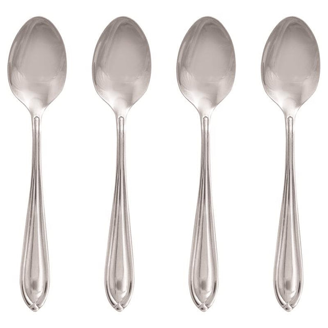 TEASPOON SET SS SLVR 4PC