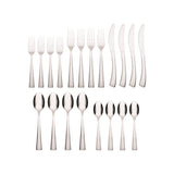 Cambridge Aladin Mirror Silver Stainless Steel Casual Flatware Set 20 pc