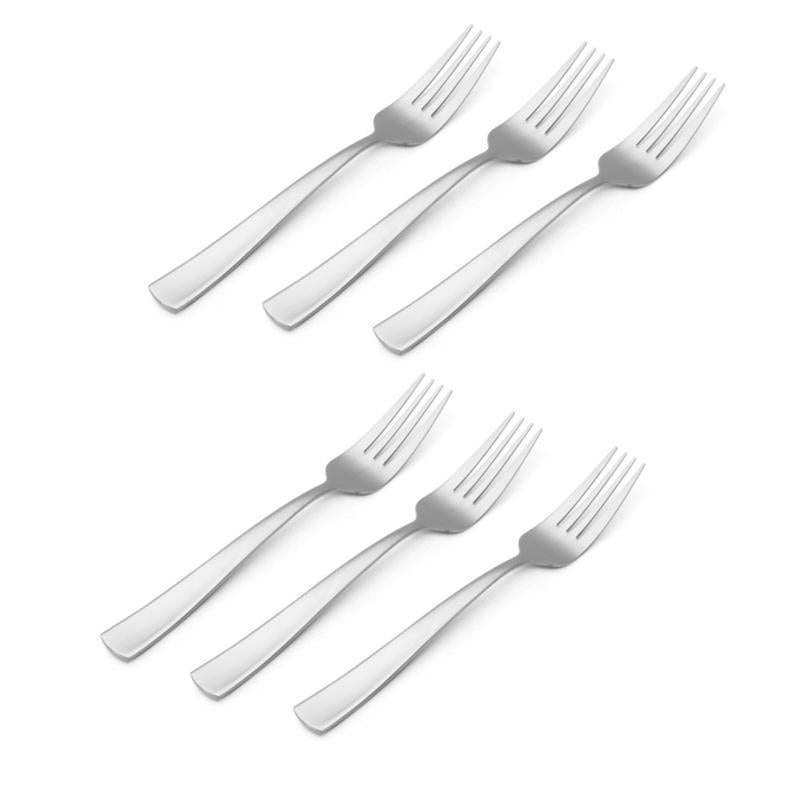 Pfaltzgraff Silver Stainless Steel Dinner Fork Dinner Fork Set 6 pc
