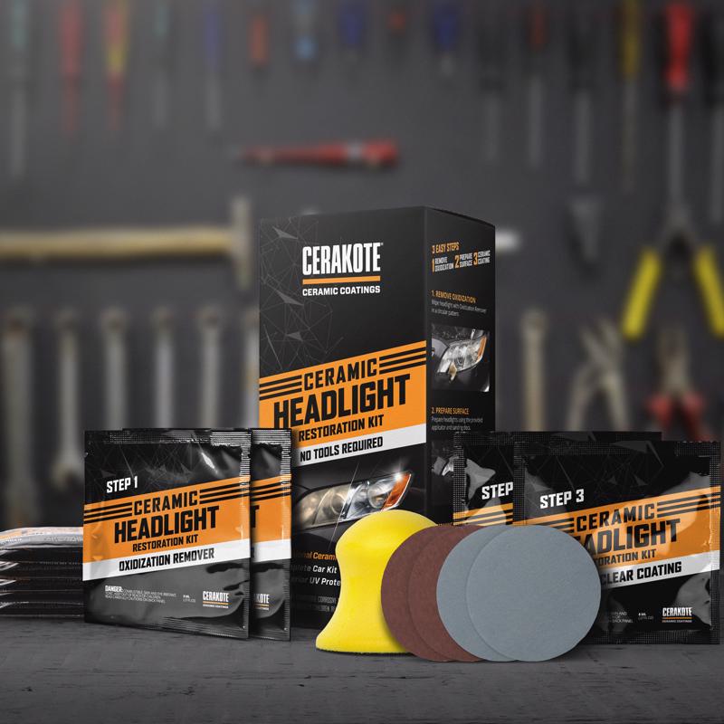 Cerakote Headlights Headlight Restorer Kit Wipes