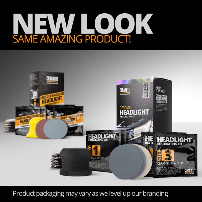 Cerakote Headlights Headlight Restorer Kit Wipes