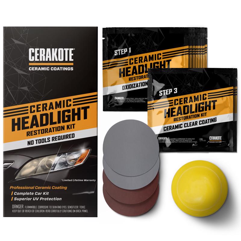 Cerakote Headlights Headlight Restorer Kit Wipes