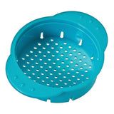 COLANDER CAN PLASTIC TEAL