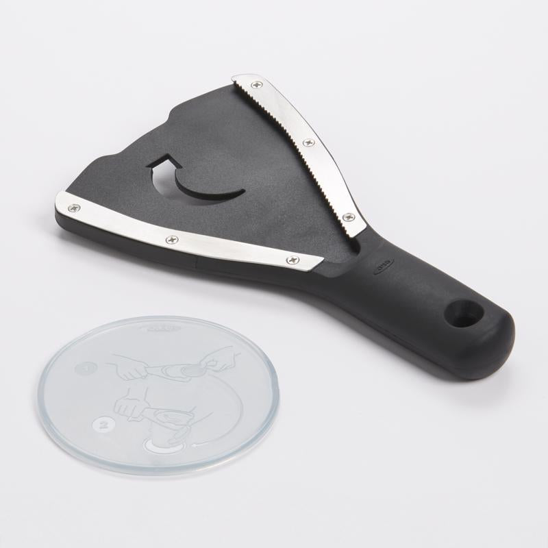 OXO Good Grips Black/Silver Stainless Steel Manual Jar Opener