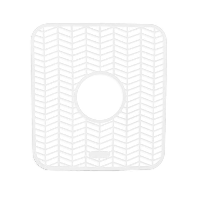 SINK MAT SILICON WHT 14"