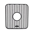 SINK MAT SILICON BLK 13"