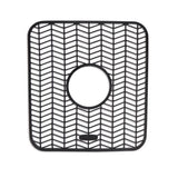 SINK MAT SILICON BLK 13"