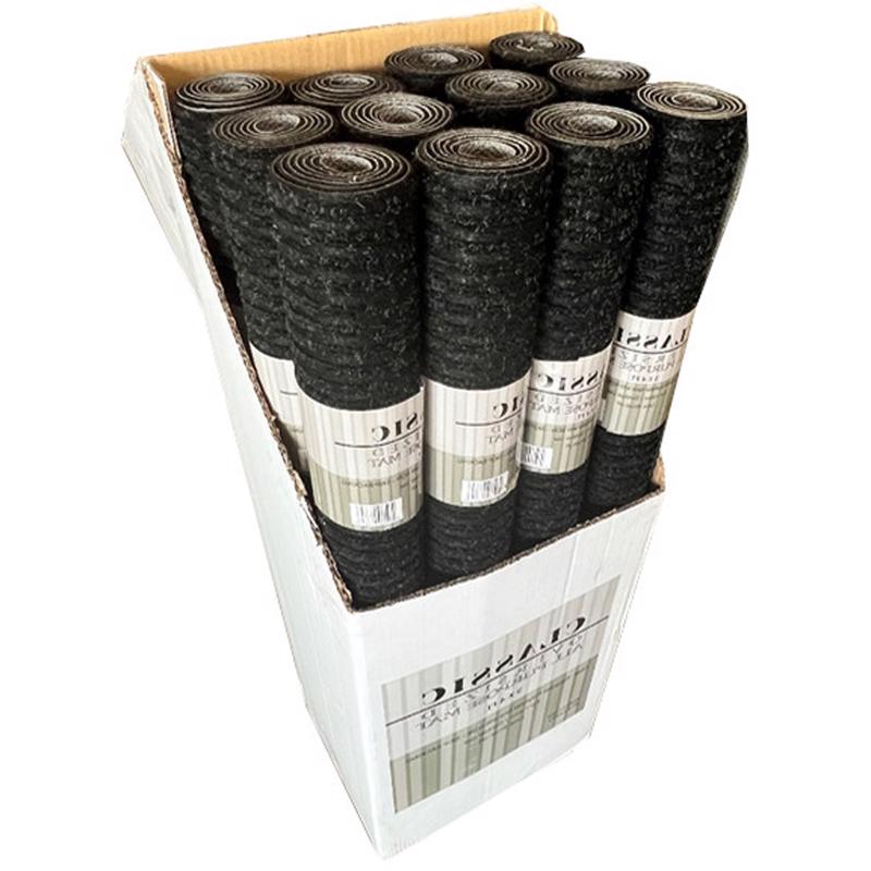 NS DOOR MAT RIB 4X3' BLK