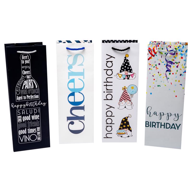 BIRTHDAY WINE BAGS