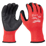 DIPPED GLOVES BLK/RED XL