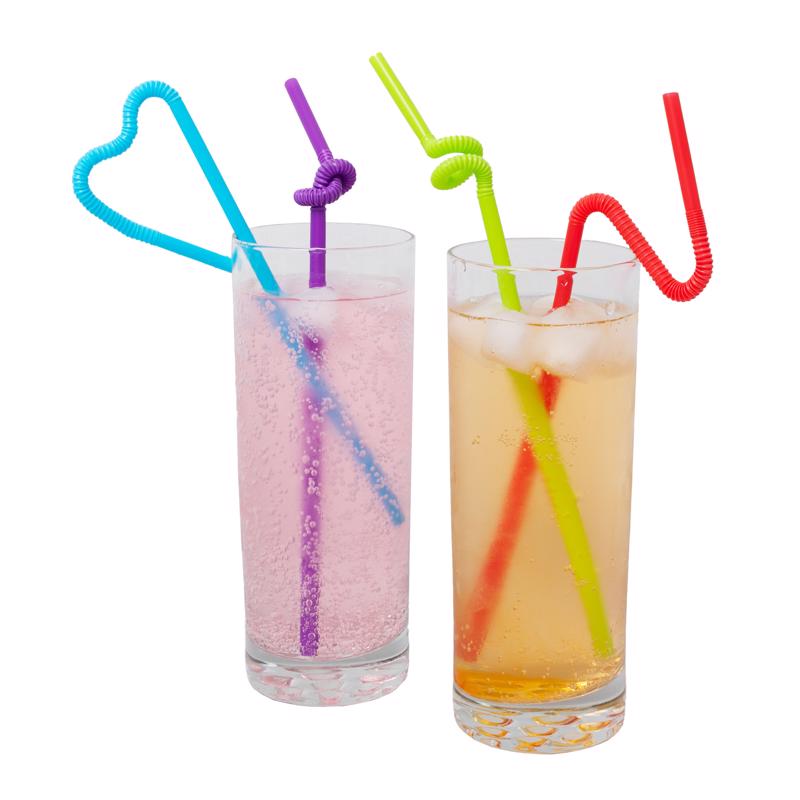 FLXBL DRNKNG STRWS 100PC