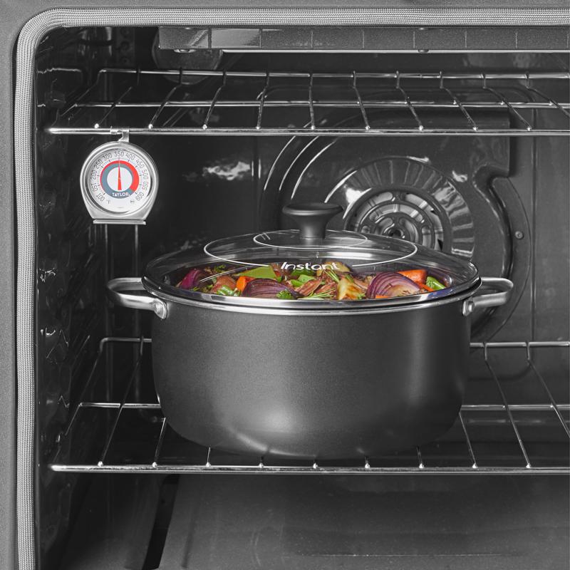 Instant 7.5 qt Black/Silver Aluminum Programmable Slow Cooker